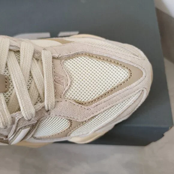 New Balance 9060 Cream Sneakers - Picture 6 of 7